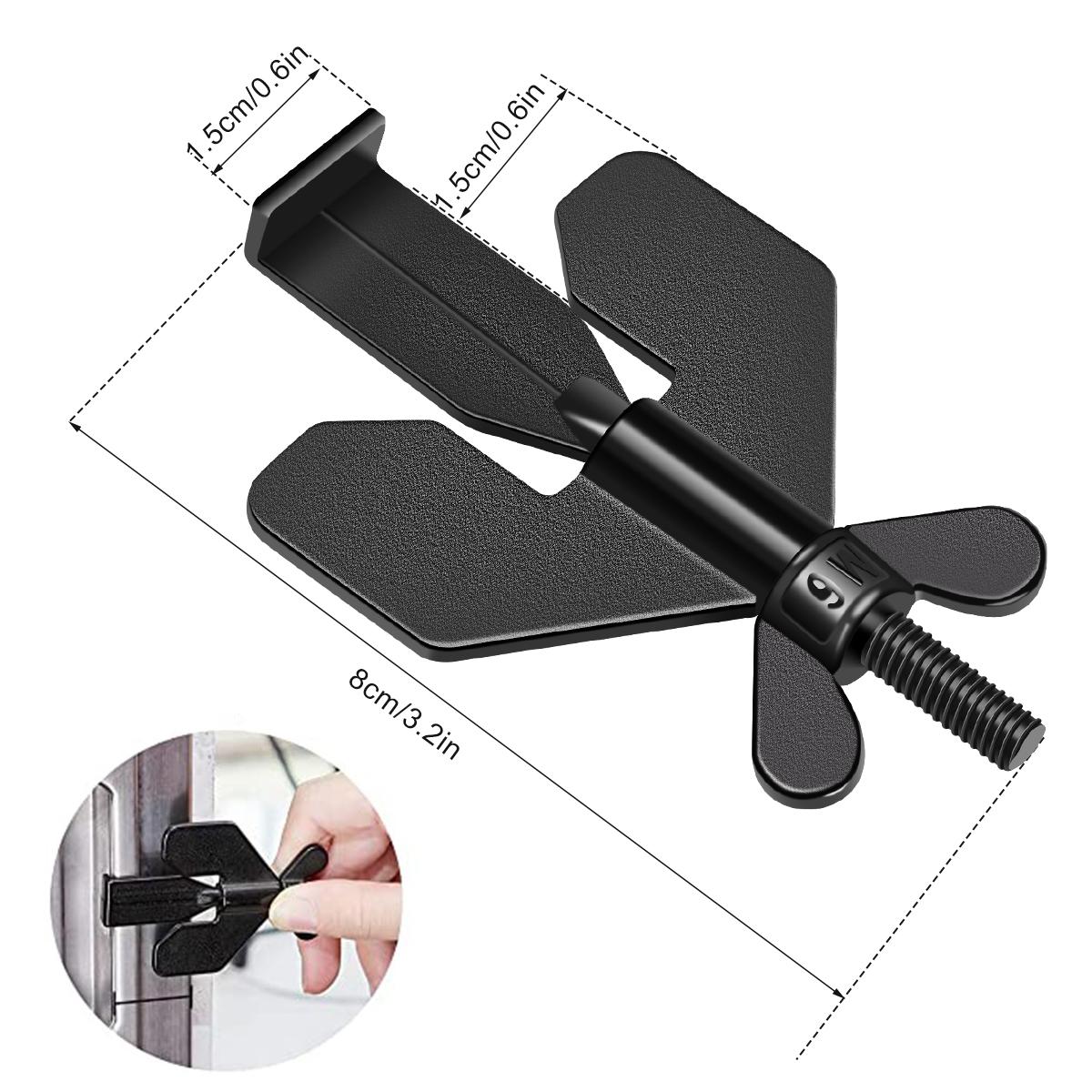 

Дверной замок из нержавеющей стали, дополнительный замок безопасности, противоугонный, дорожный, безопасный, внутренний дверной замок для дома, квартиры, отеля чёрный