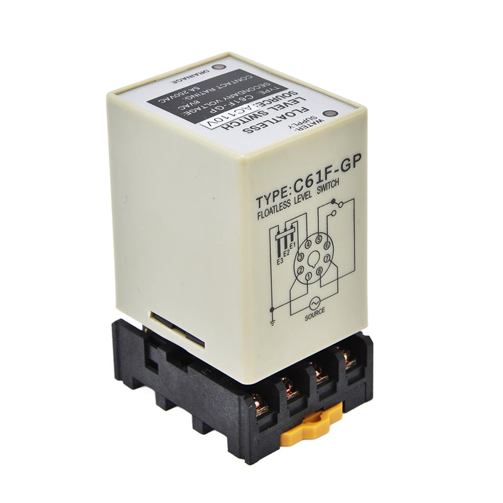 Floatless Level Relay Environmental Flame Retardant Shell High Accuracy C61FGP Water Level