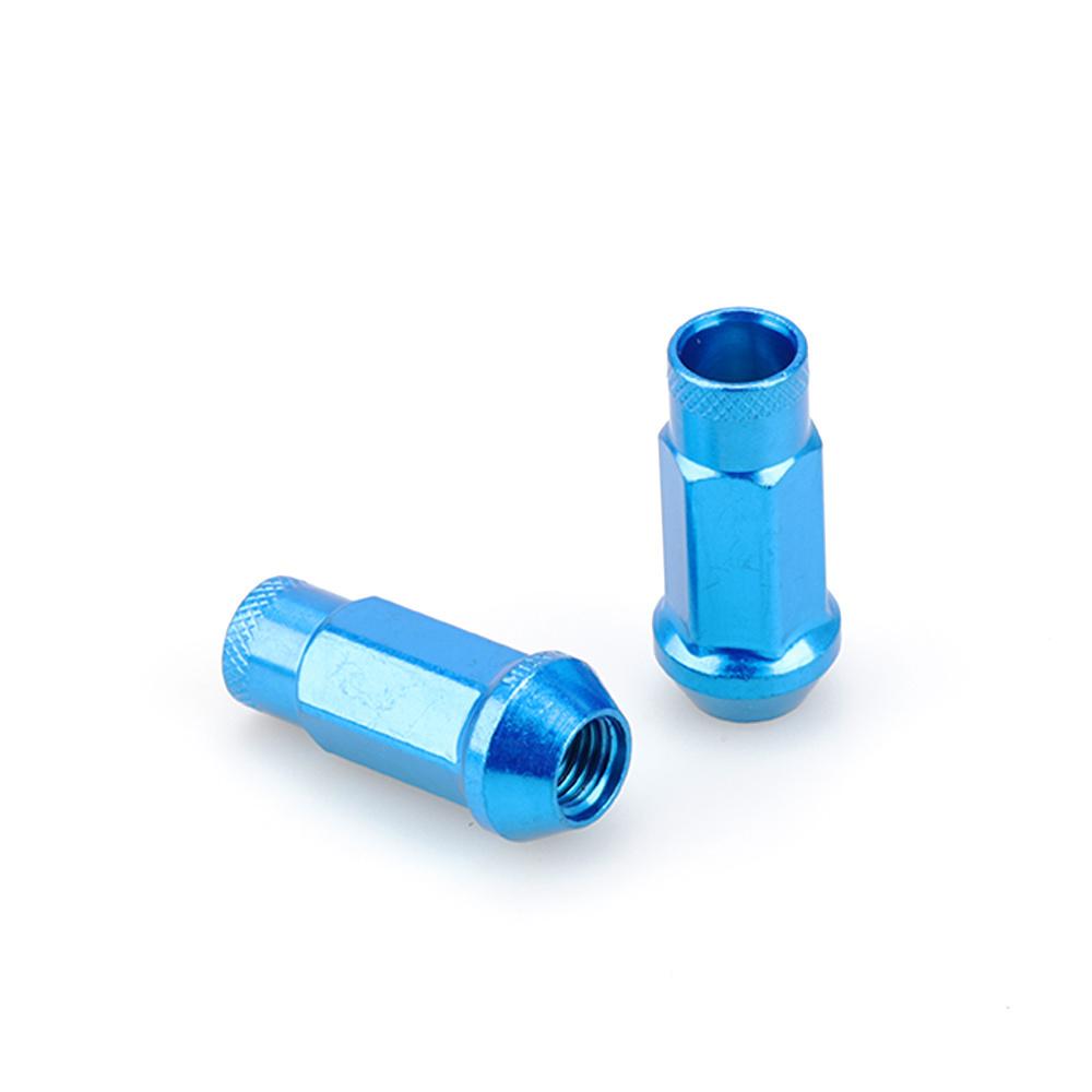 20 PCS Iron Electroplate colorful Car Modification Wheel Nuts 49mm Length Racing Lug Nuts Bolts M12x1.5 For KIA Lincoln Suzuki