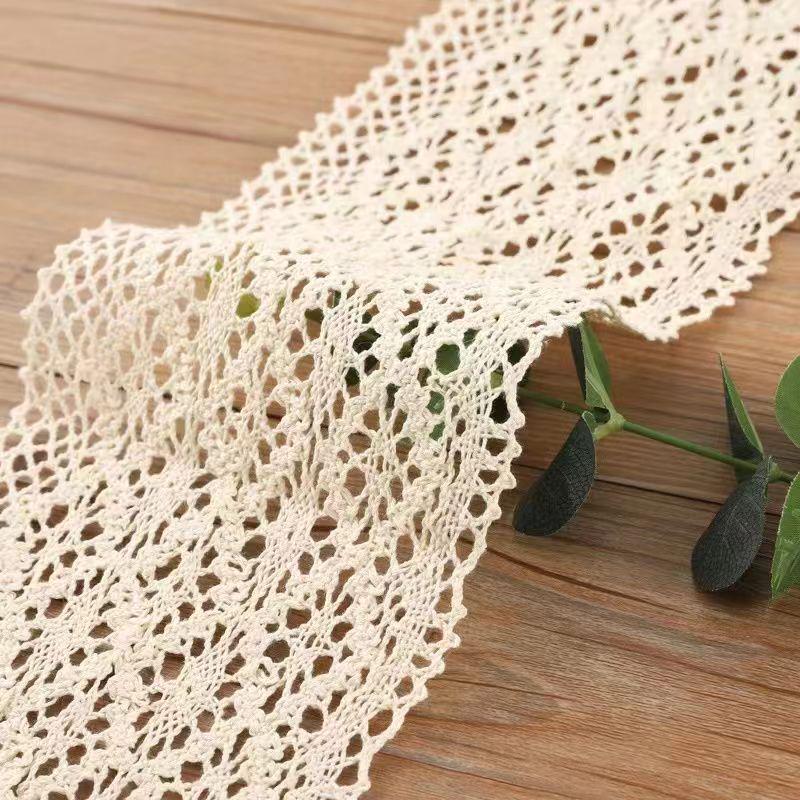 Non-Elastic Wide Lace Trim for Handmade DIY Projects