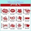 Cake Valentines Day Toppers With Paper Flags For Festive Dessert Presentation