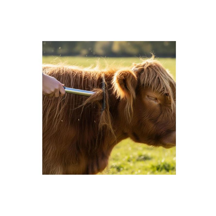 Double-Sided Cattle Brush Long and Short Hair Use Serrated Livestock Curry Comb Livestock Scratch Brush Thickened Material