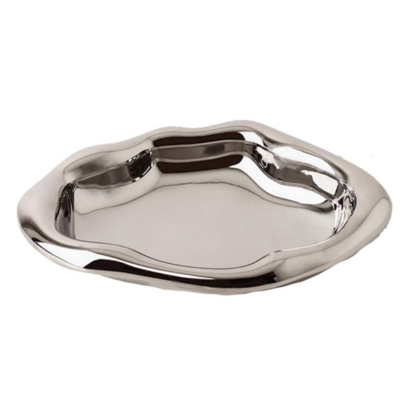 Storage Tray with Polished Round Bottom for Touch Comfortable Does Not Hurt Desk