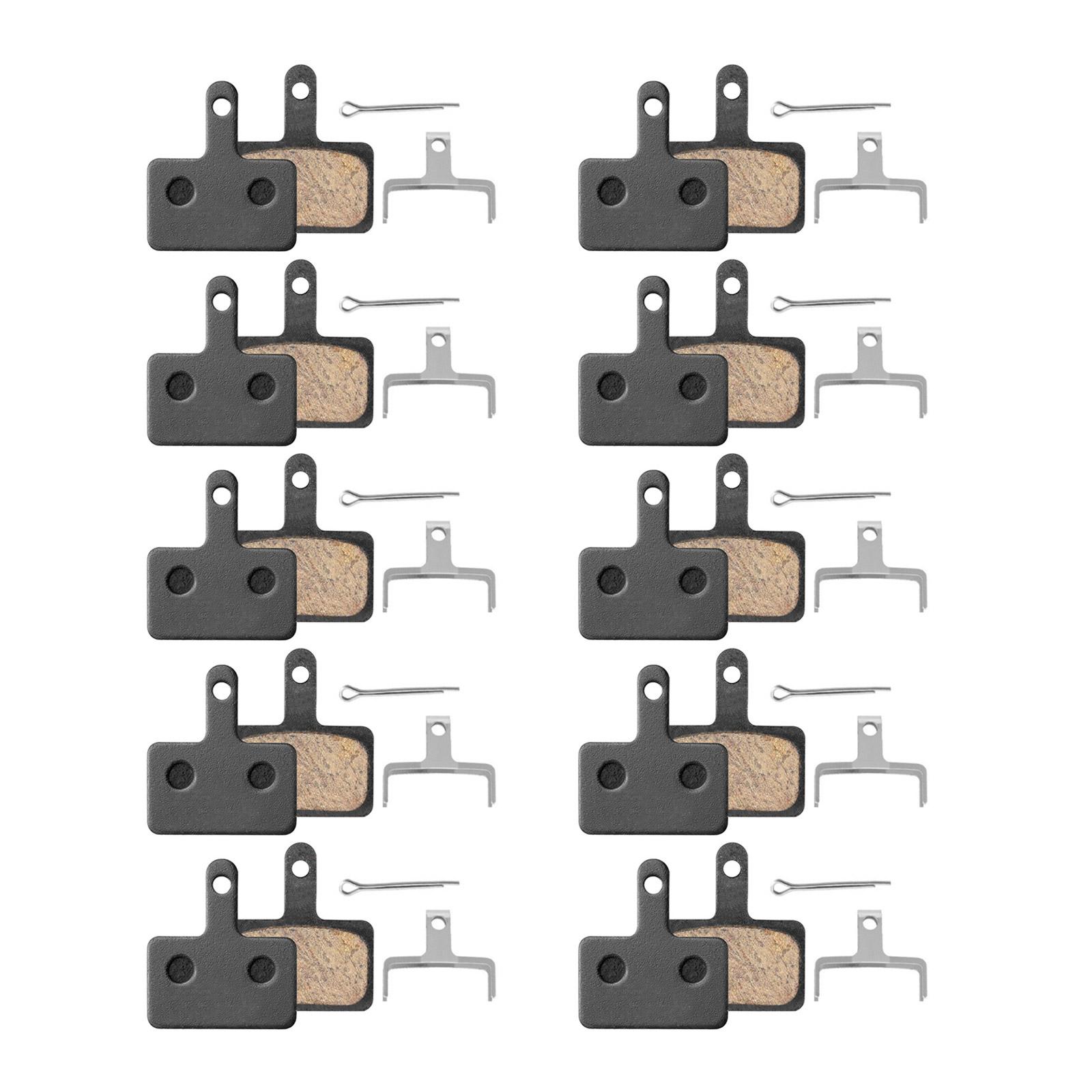 

10Pair Resin Bike Bicycles Disc Brake Pads Universal Mountain Bike Brake Pads Cycling Accessories Smooth Braking