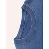 European Sizes Men'S Heavy Vintage Distressed Loose T-shirt | Soft Washed Nostalgic Crew Neck Casual Daily Top, Breathable and Comfortable