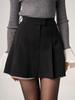 European Slimming High-Waisted A-Line Pleated Skirt with Anti-Exposure Shorts