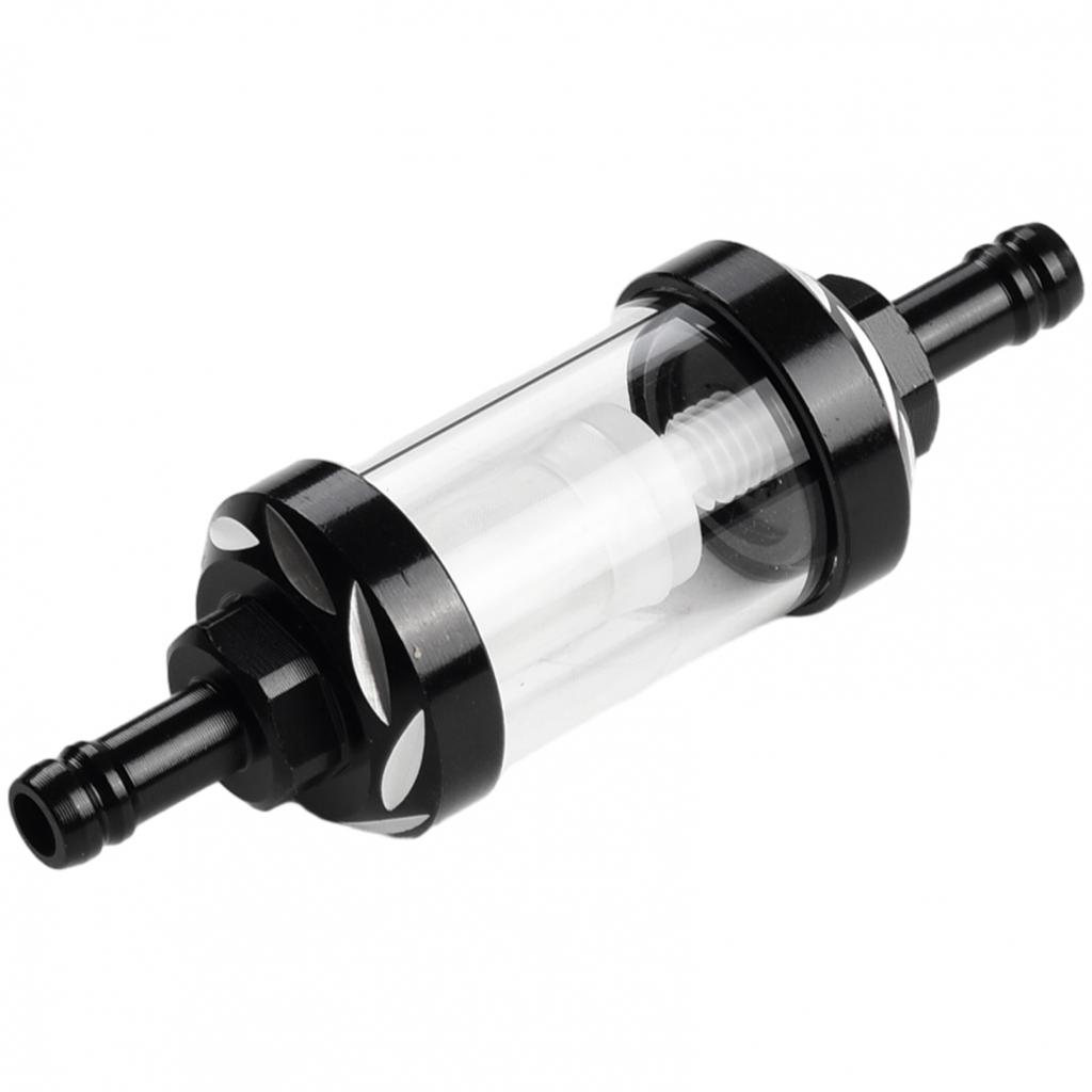 Accessori Filtro Carburante Cromo E Vetro Inline Benzina