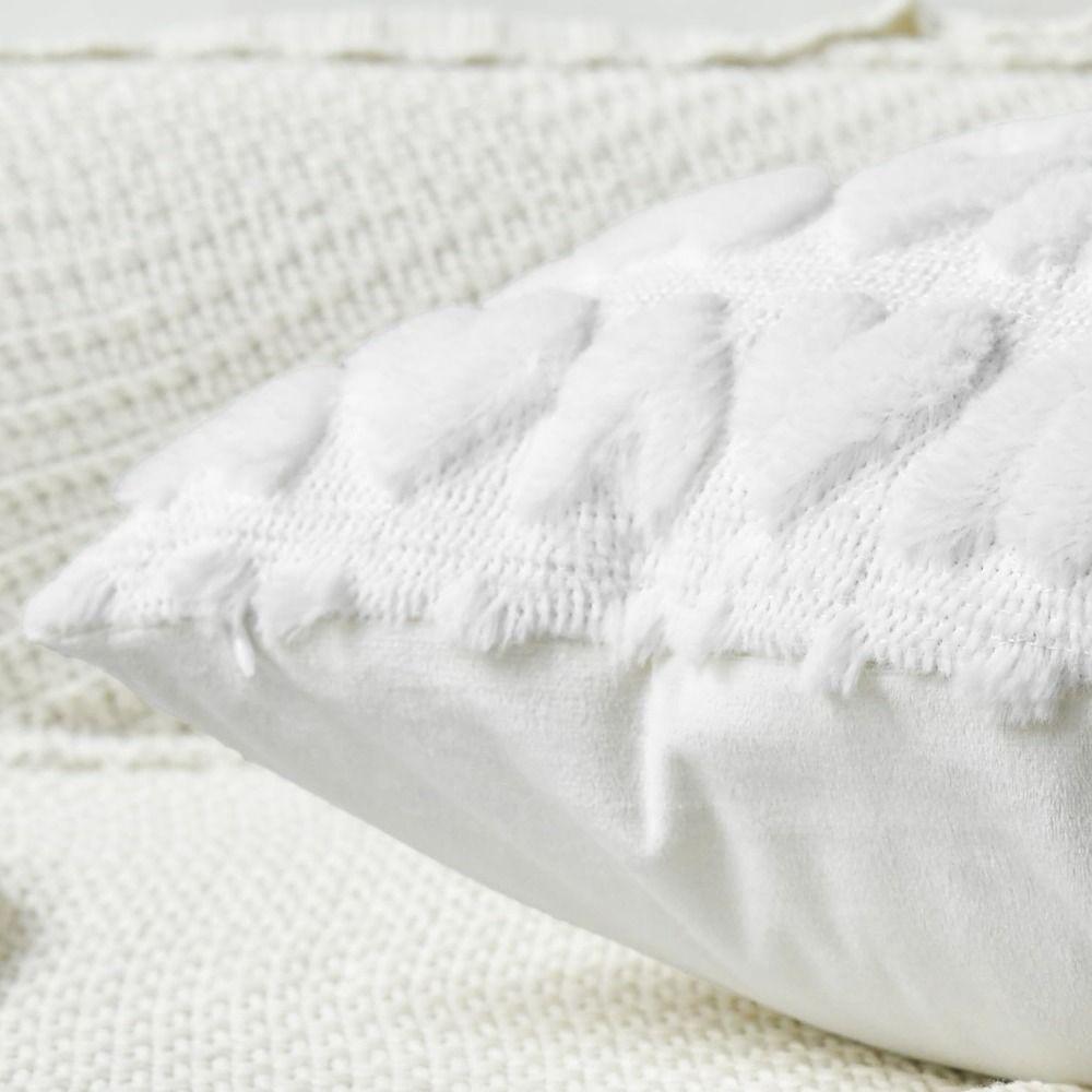 Fluffy Plush Pillow Covers Super Soft Decorative Pillowcase Cushion Cover for Valentines Day