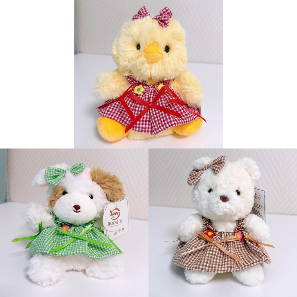 Plush Duck Toy With Pp Cotton Filling For Kids Birthday Gift And Desk Decor