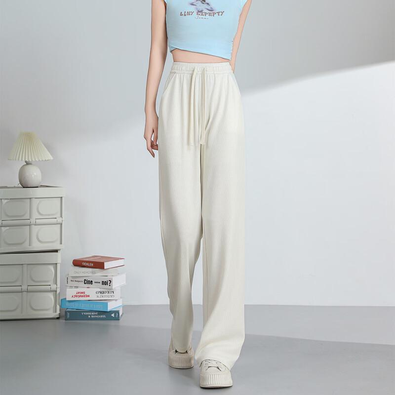 Women's Spring Banana Wide-Leg Straight Pants