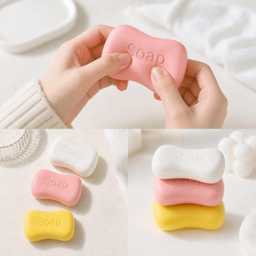 Creative Soap Squishy Toy Super Soft Realistic Soap Pinch Slow Rebound Fidget Toy Office Desk Toy