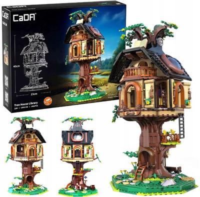 Plastic Constructor Cada Treehouse Library, 1808 Parts, LED