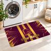 Brisbane Broncos Custom Name Flannel Rug Kitchen Mat Non Slip Floor Carpet Personalized Home Decor