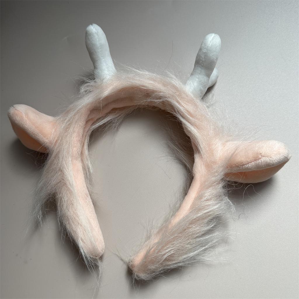 Frau Plüsch Löwenohr Stirnband Karneval Cosplay Animes Charakter Haardeko Make-up Live-Übertragung Cosplay Party Kopfschmuck