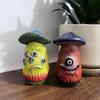 Home Garden Decoration Creative Skull Mushroom Sculpture Monster Resin Crafts Office Desktop Decorations Accessories Supplies