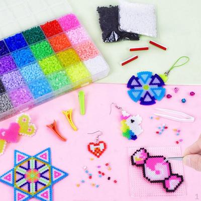 Beads Kit 2.6mm Iron Beads, Sets Ironing Paper for Kids Handmade Crafts Accessories, Activity Toy