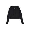 (WMNS) Yoga Luxe Crop Training Hoodie 'Black' Women's CJ3815-010