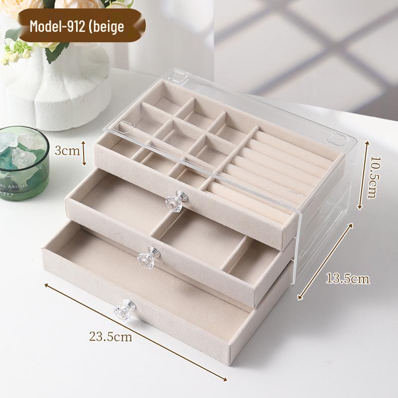 

Высококачественная прозрачная акриловая коробка для хранения ювелирных изделий для серег, ожерелий и часов