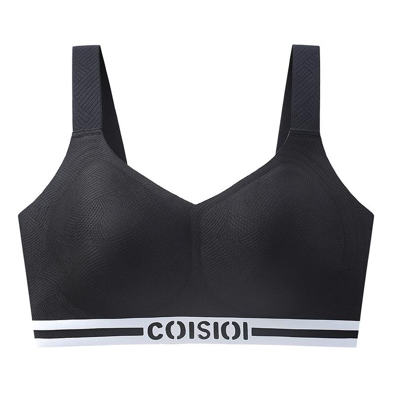 Large-sized Bras Women's Sports Bras Beautiful Back Underwear No Steel Rings Gathering Underwear Seamless Shoulder Strap Underwear Women's Thin Style