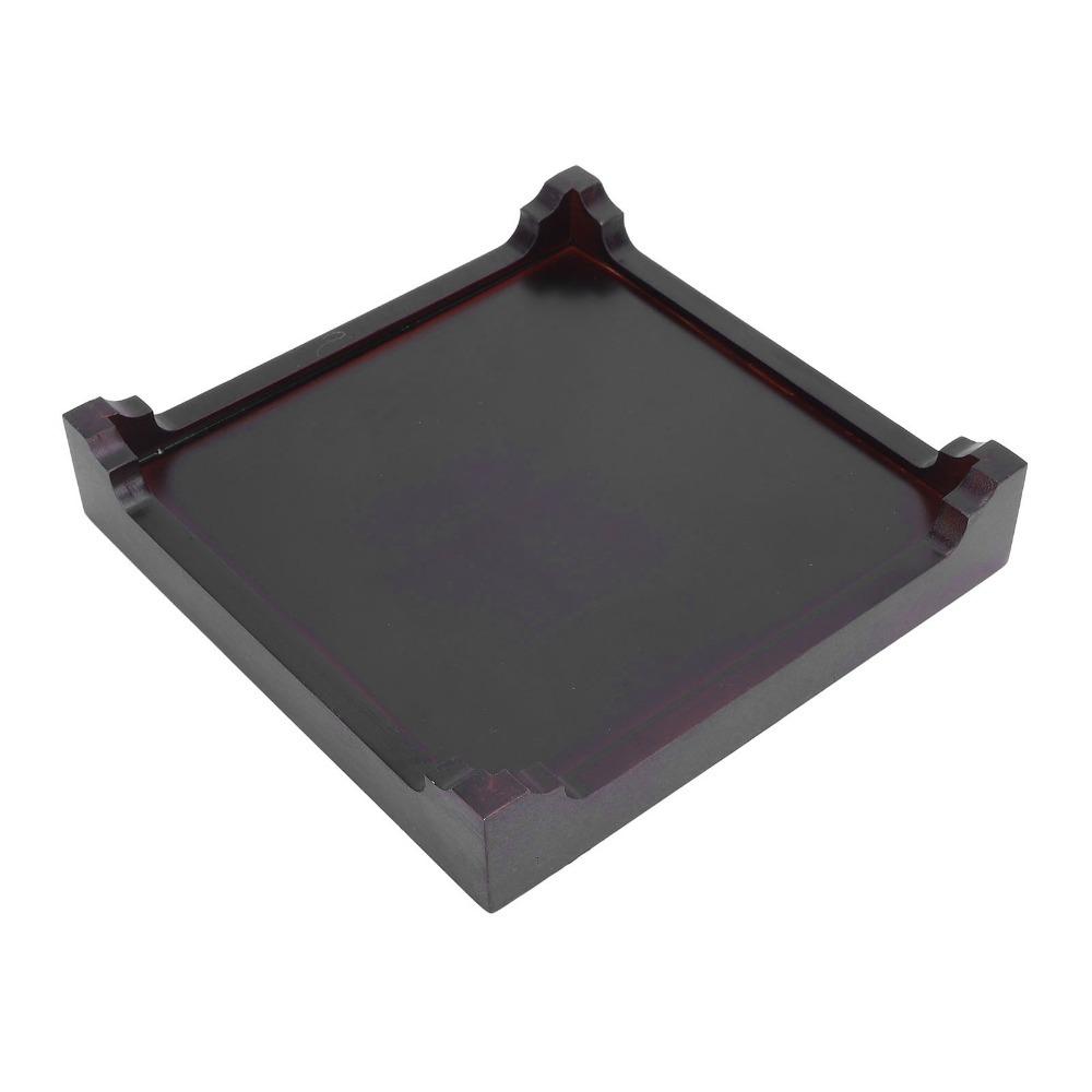 Solid Wood Square Serving Tray 7.5in Square Tea Pot Holder Multifunctional Tray  Serving Platter