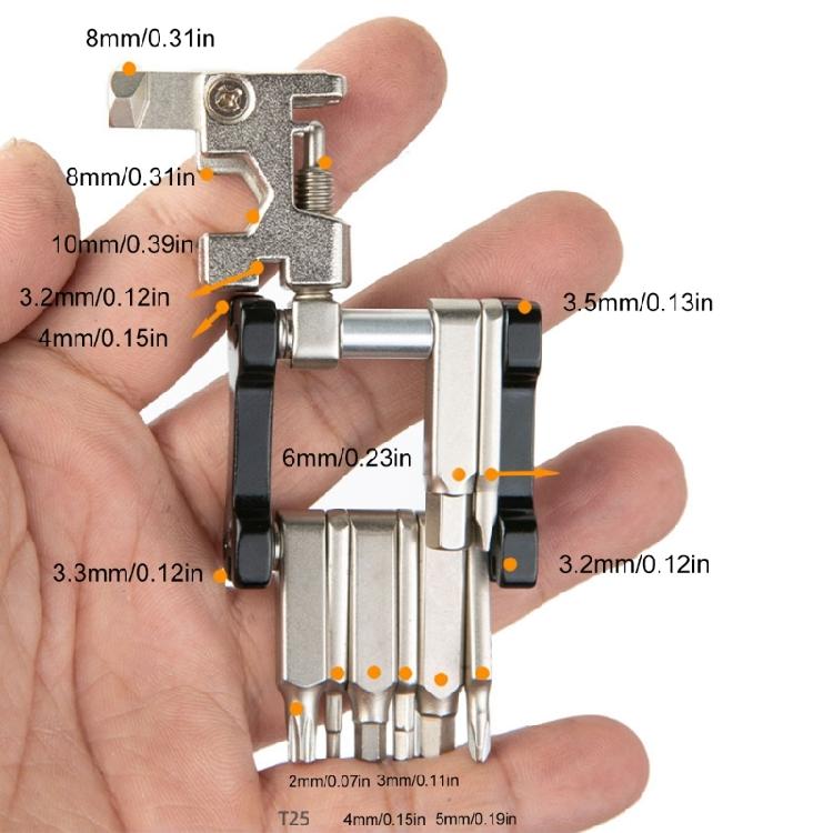 Bicycles Tool Set Multifunctional Bikes Repair Tool with Storage Bag, Mountain Bikes Fix Tool with Patches & Tire Levers