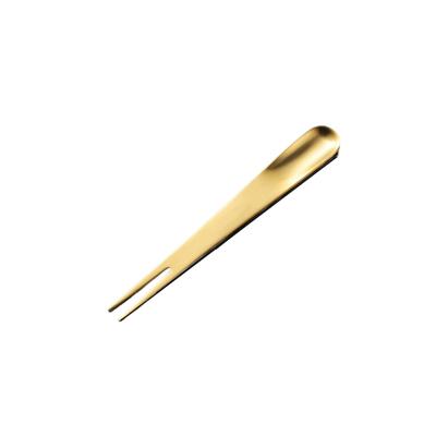 Multifunction Desert Fork Spoon Fruit Cake Coffee Stirring Tool Stainless Steel Salad Cutlery Kitchen Gadgets for Wedding