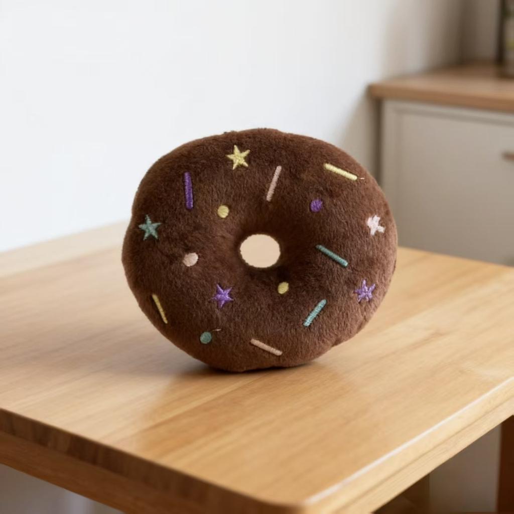 Cute Cute Donut Toast Plush Toy Doll Small Bread Bag Pendant Keychain Doll Doll