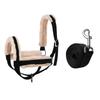 Plush Nylon Cow Halter Adjustable Animal Training Harness Halter Lead Rope Set  Farm Use