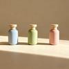 10pcs Flocked Lotion Bottles 100ml/3.4oz Refillable Plastic Cosmetic Containers Body Hand Soap Travel Distribution Bottles