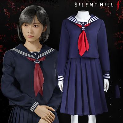 Shimizu Hinako Jk Sailor  Skirt Silent Hill F Cos Suit Game Cosplay Skirt Sailor Suit