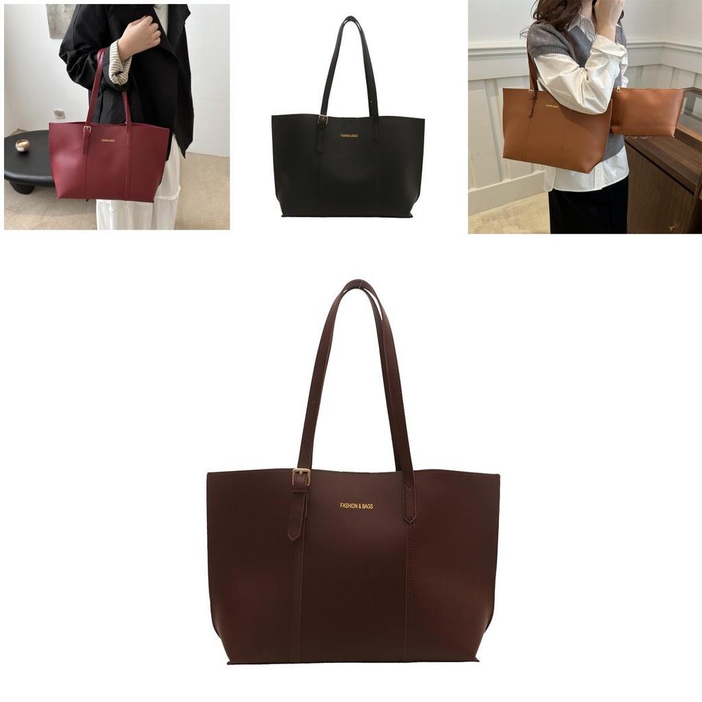 Stylish Vintage Large Capacity Tote Bag For Women Perfect For Daily Commuting And Versatile Use