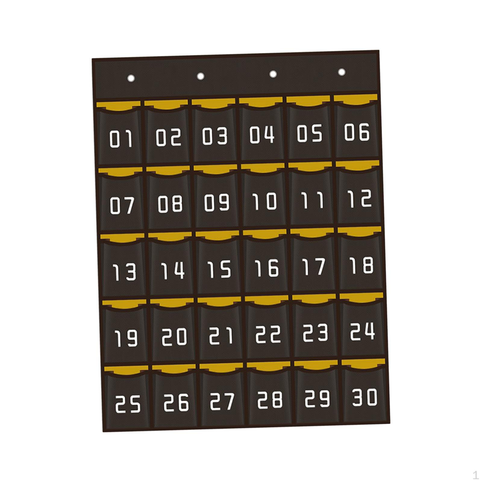 

Подвесной органайзер для хранения электронных устройств в классе — решение для экономии места Gray 30 Pockets