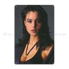 Monica Belluci black poster Metal Plaque Designs Cinema Living Room PaintingWall Decor Tin Sign Poster