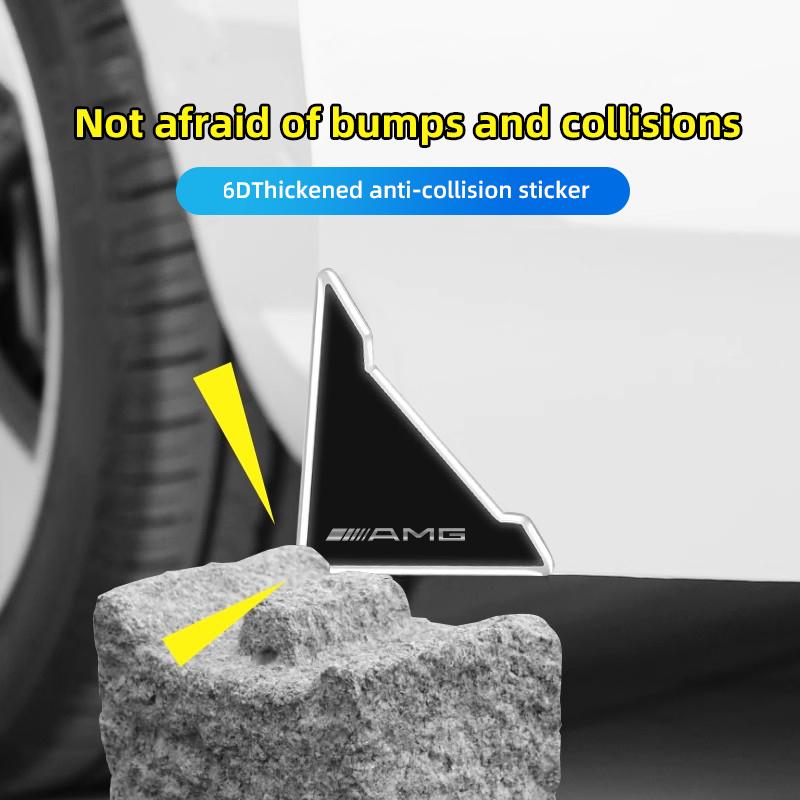 Car Door Corner Anti-collision Cover Anti-Scratch Protection Sticker For Mercedes Benz AMG W204 W205 W203 W211 W212 W213 W206