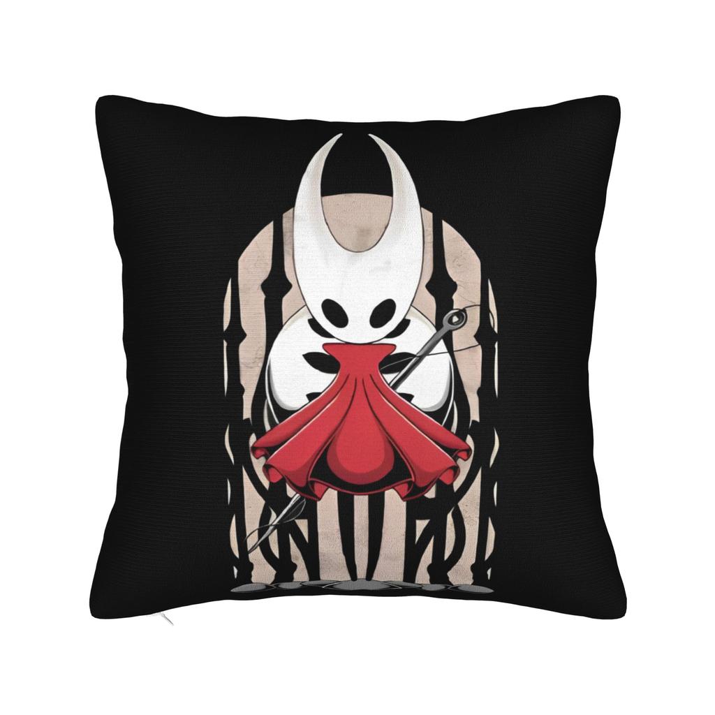 Hollow Knight Quadratische Kissenbezüge Polyester Auto Action-Abenteuer Kissenhülle Kreative Dekor Kissenbezug 4545
