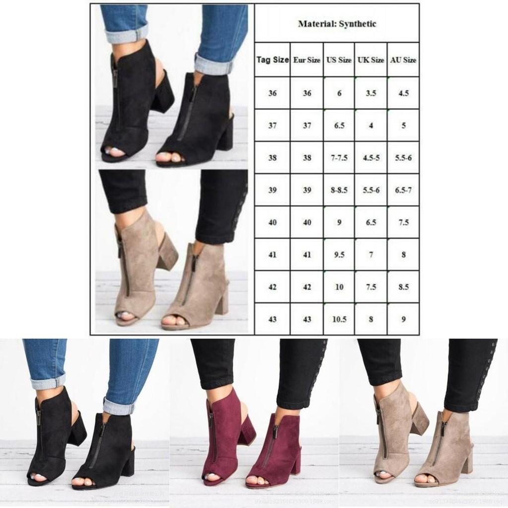 Stylish Womens Block High Heels Sandals Peep Toe Chunky Ankle Strap Boots Shoes For Every Occasion