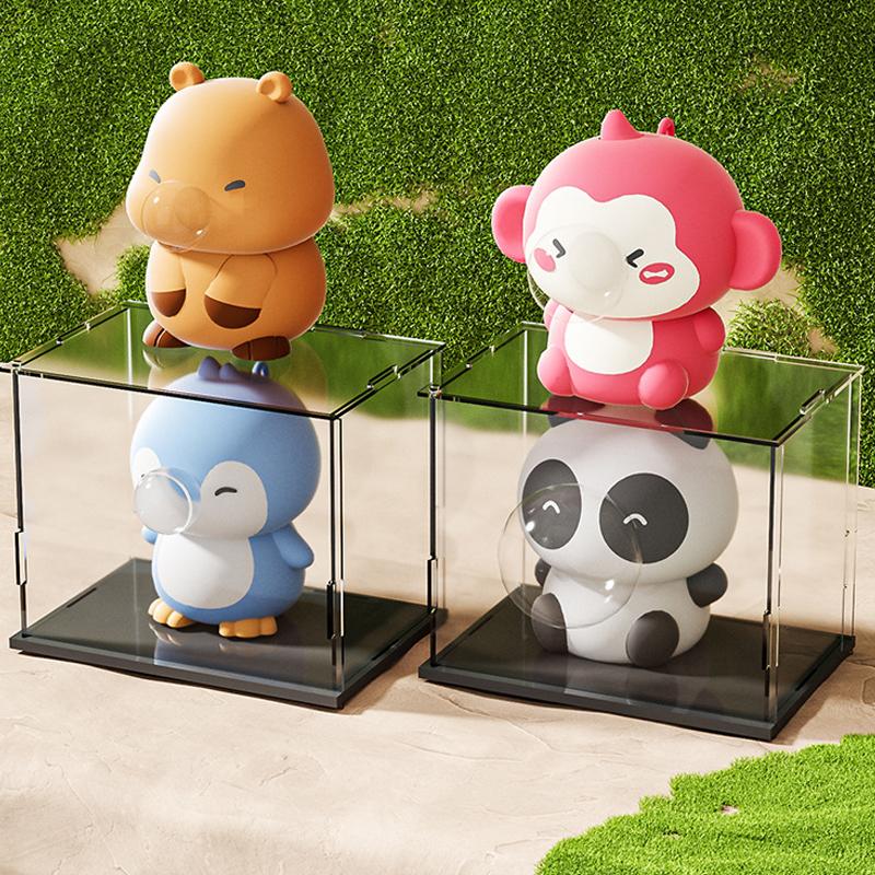 Latest Funny Capybara Squeeze Toy Blowing Bubbles Stress Relief MIni Vent Playthings Soft Latest Release Anxiety Toy Unique Gifts