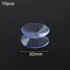 Set of 10 Double Sided Suction Cups for Glass Wall Hooks Clear and Convenient