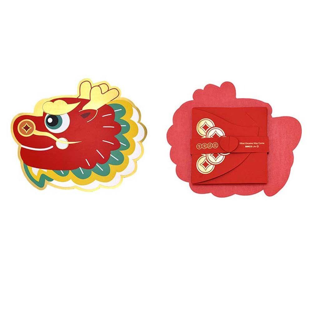 2024 Chinese Dragon Year Chinese Folding Red Envelope Spring Festival Supplies  Celebration Party