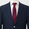[Ogier] Men's Narrow Tie, 100% Silk, Solid Woven Pattern, Gift, Present, Business, Stylish