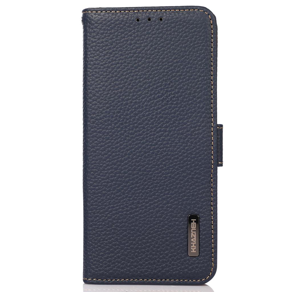 For Motorola Moto G85 5G/S50 Neo 5G Case Genuine Cow Leather Phone Cover RFID Blocking