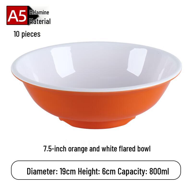 Commercial Melamine Deep Round Bowls