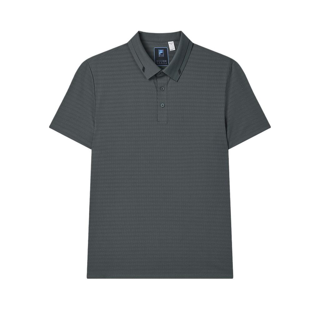New FILA Polo Shirt Men's Monsoon Gray F11M522104F-DY