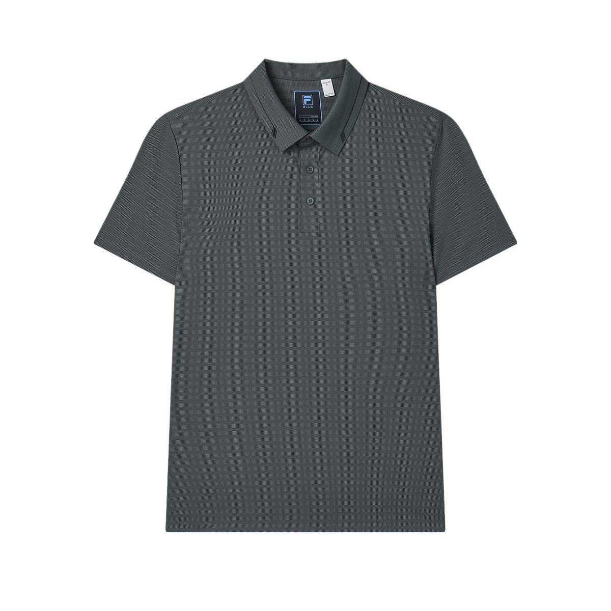 

Fila Мужская трикотажная рубашка поло с коротким рукавом высокого класса Blue Series в стиле business casual Сезонный серый F11M522104F-DY XL