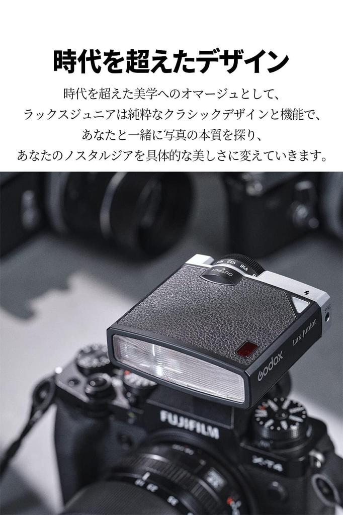 GODOX Lux Junior Retro Camera Compact GN12 Auto Manual 7 Output Levels and 28mm Focal Compatible with and Olympus Invoice Japanese Instruction Manual
