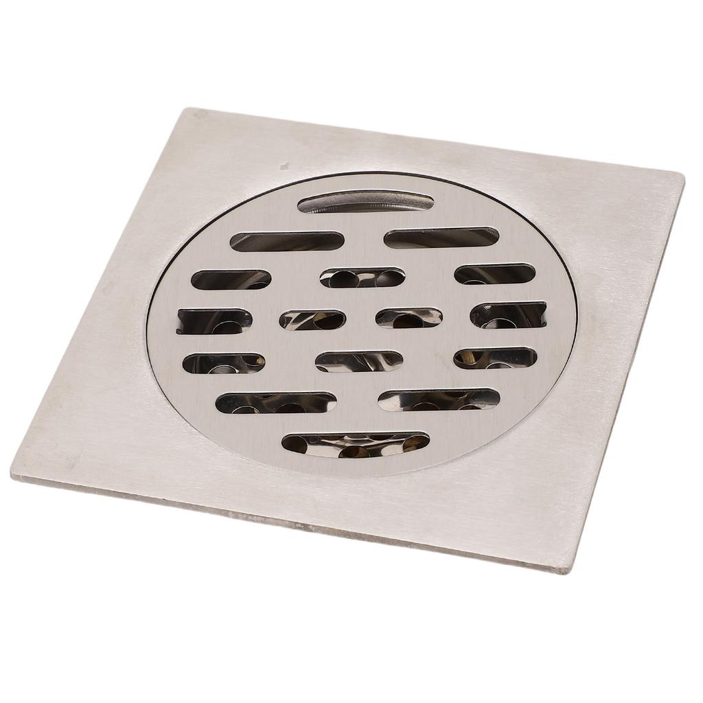Bodenablauf Quadratisch Kupfer Edelstahl Geruchsdicht Selbstabdichtend Bodenablauf für Badezimmer Küche