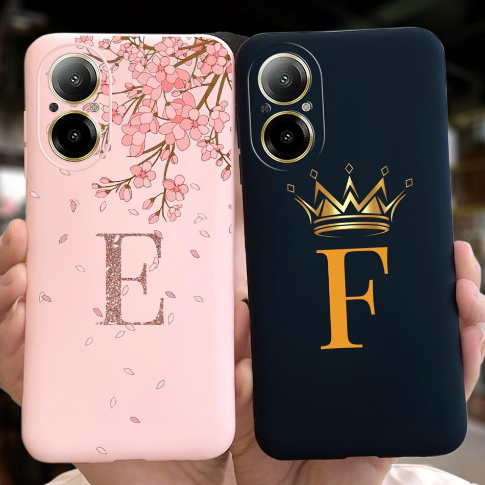 Fashion Letter Case For Realme C67 4G Soft Silicon TPU Protective Cover For RealmeC67 C 67 4G RMX3890 Phone Cases