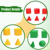 40 Pieces 3D Geometric Shapes Blocks, Sorting and Stacking Toys Different Shapes, Pattern Blocks for