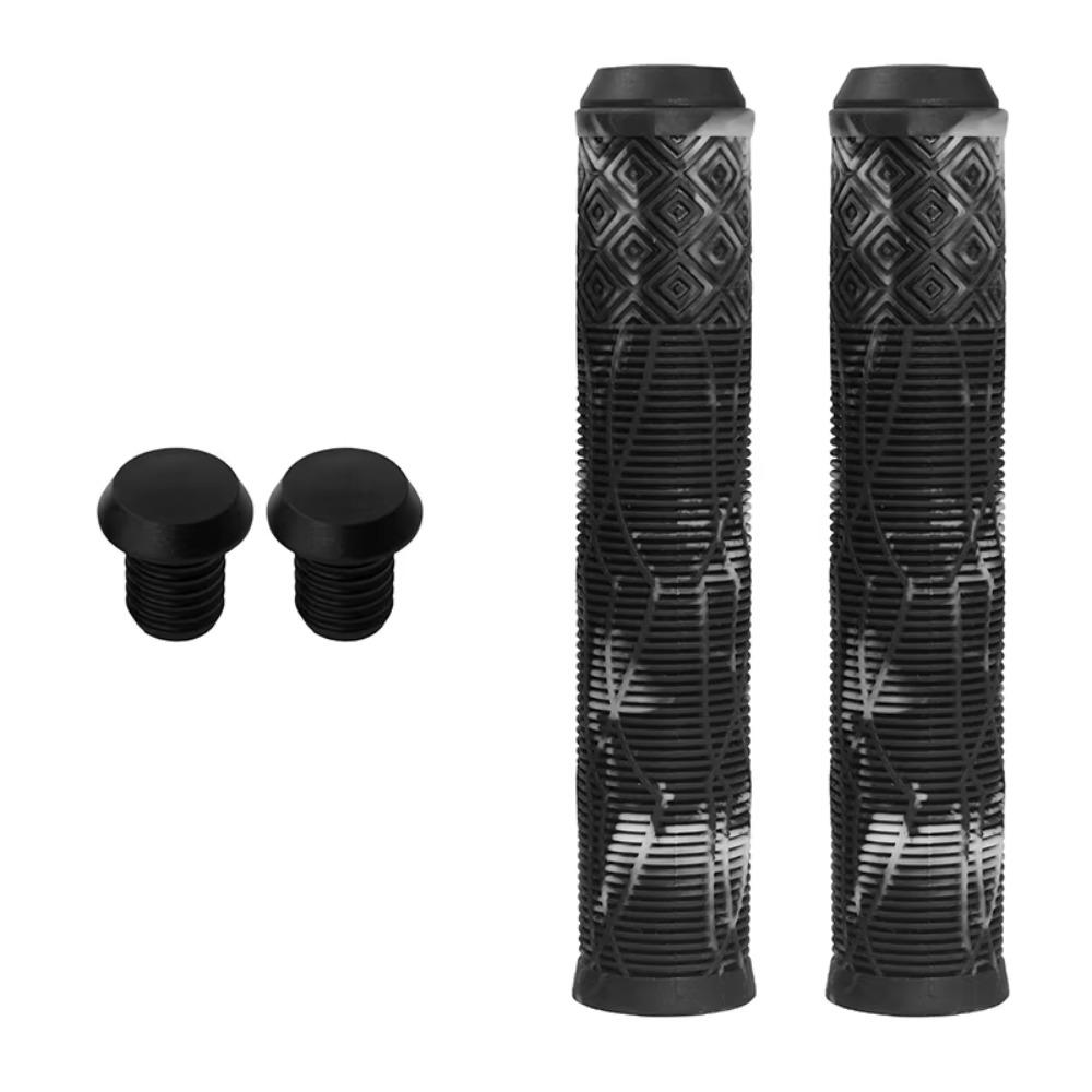 Rubber Bike Handlebar Grips 160mm Grip Handle Cover Universal Bicycle Grips Road Bicycle чёрный