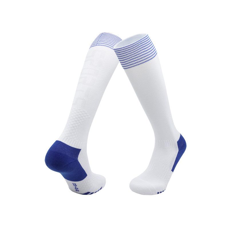 Autumn And Winter Thin Sports Long Socks White Non-Slip Stockings Towel Bottom Breathable Full Rubber Band Football Socks Men